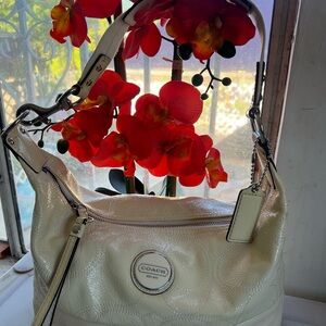 Coach Cream Shoulder Bag